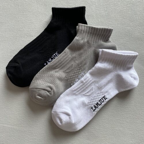 男士夏季黑白色运动袜