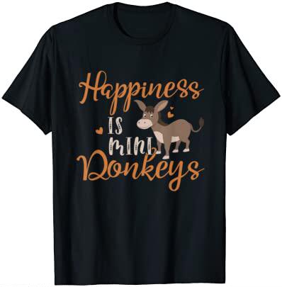 miniature donkeys rancher farmer mini donkey lover gift t-sh
