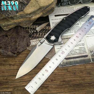M390粉末钢折刀折叠水果刀锋利
