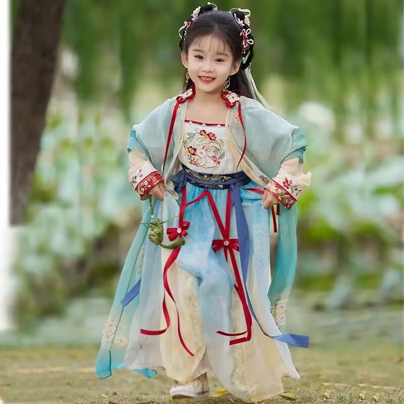 凌妙妙女童汉服虞书欣同款虞书欣
