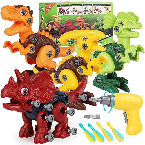 elitoky dinosaur toys for 3 4 5 6 7 year old boys  take apar