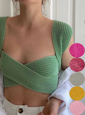 Basement woolen vest women fashion crossover women