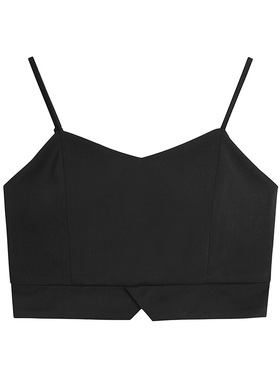 summer camisole short tube top women's短款抹胸上衣