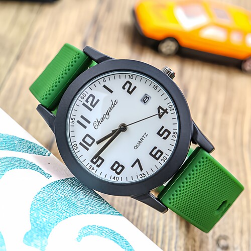 清晰数字初高中学生日历手表小学生男女童防水考试电子表时尚潮表