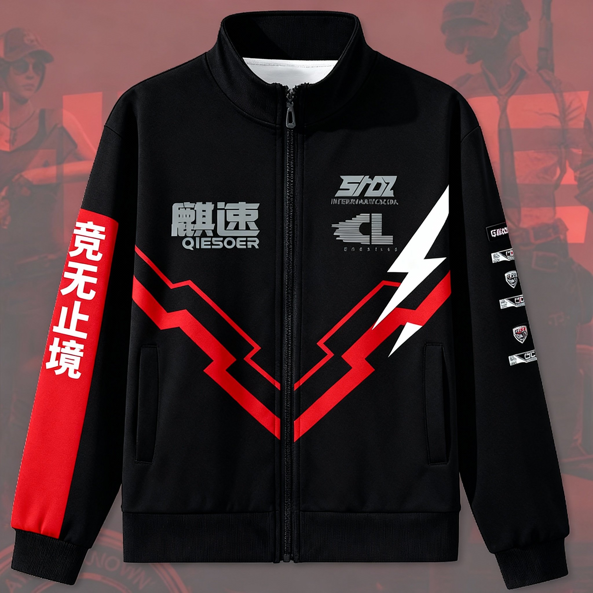 F1 赛车服定制 冲锋衣风衣夹克 团建服工作服 数码印花专属款