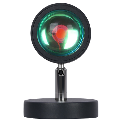 拍照夕阳网红氛围投影黄昏日落灯