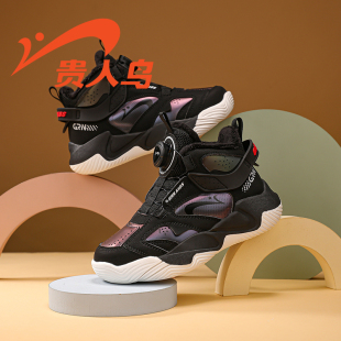 贵人鸟童鞋旗舰店儿童运动鞋秋冬新款篮球鞋男孩棉鞋加绒男童鞋子