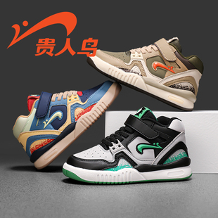 贵人鸟儿童鞋子官方旗舰店官网男童运动鞋板鞋春秋款透气软底轻便