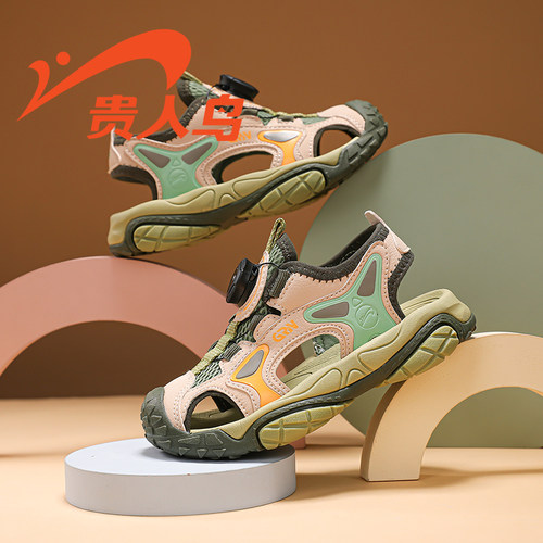 贵人鸟儿童凉鞋轻便防滑