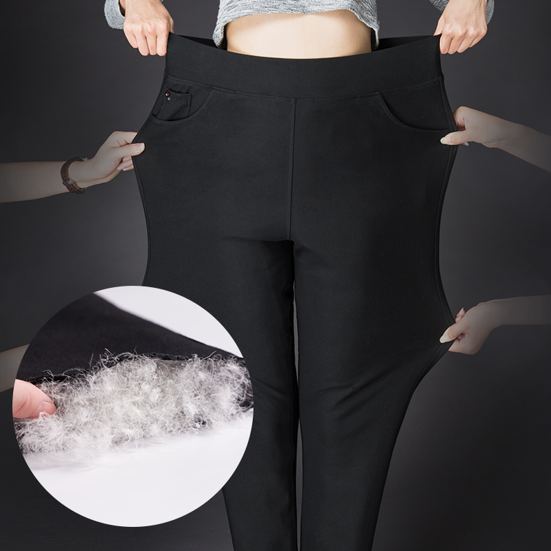 ´óÂëÓðÈÞ¿ãÅ®Íâ´©¼Ó·Ê¼Ó´ó200½ï¶¬¼¾¸ßÑü¼Óºñ°×ѼÈÞÏÔÊÝÃÞ¿ã