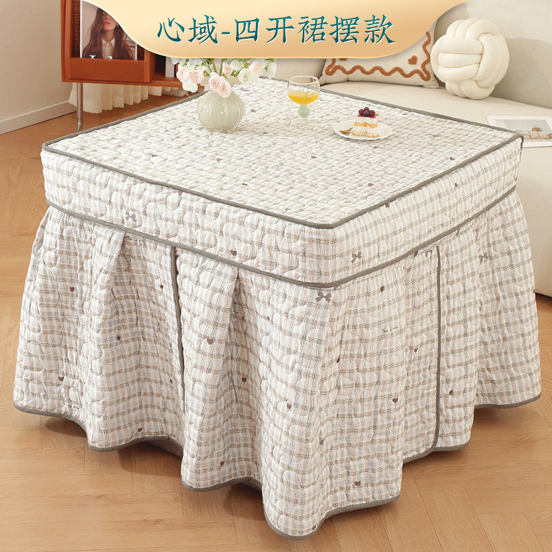 电暖炉烤火桌子罩套烤火被子电炉烤火炉加厚正方形桌布罩桌罩新款,居家布艺,烤火罩,淘宝优惠券,粉丝福利购,淘宝优惠卷