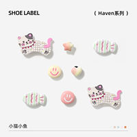 Crocs shoe accessory diy women's shoe buckle matching Crocs shoe flower three-dimensional decoration accessory snap, cute ins children's thumbnail 3