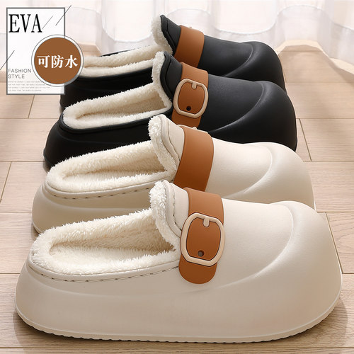 防水棉拖鞋女士2025新款