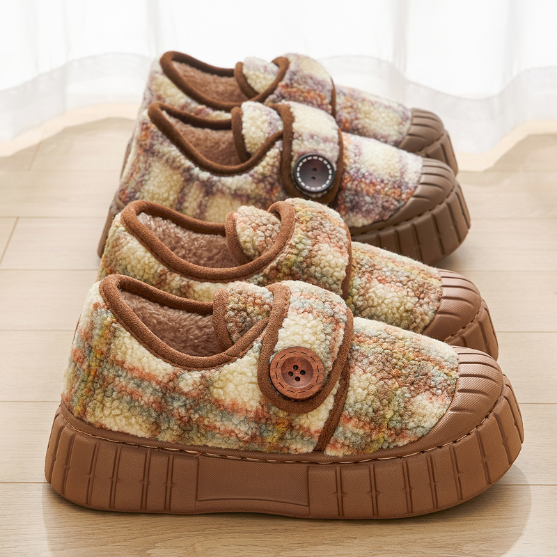 棉拖鞋女士秋冬外穿家居防滑保暖