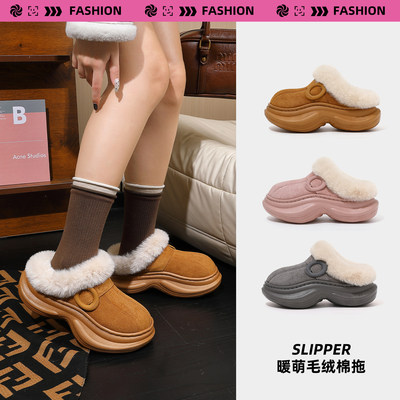 雪地靴女2025新款冬季加绒加厚