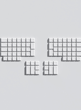 无铭诚品 DSA二狗ergo无刻76键机械键盘键帽球帽键帽PBT