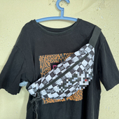 男包 包邮 慧慧家 清仓 棋盘格胸包 女包 斜挎包