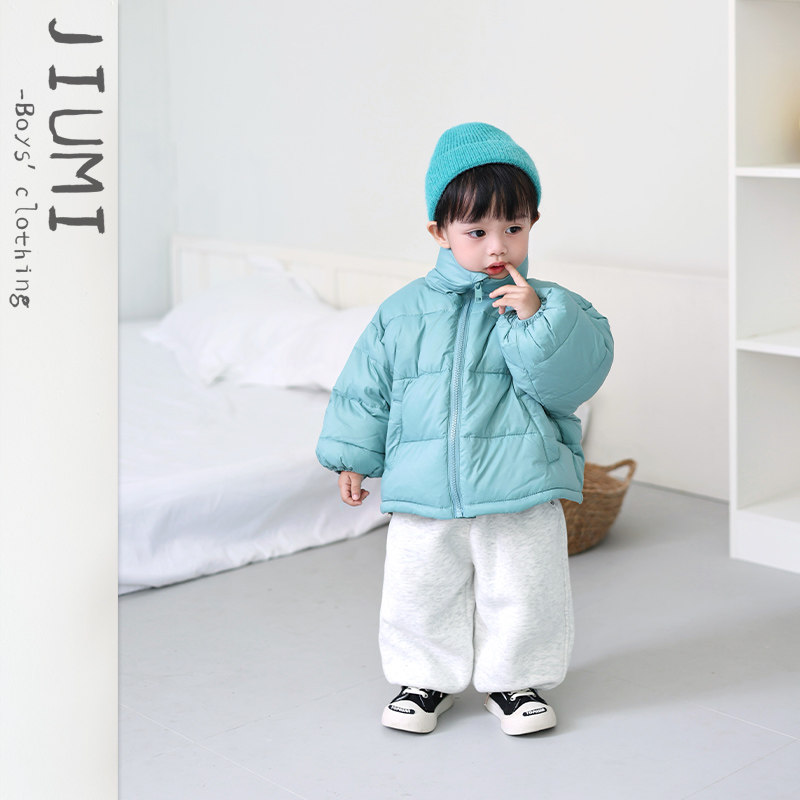 儿童冬季新款加厚羽绒服男童时髦保暖立领面包服中小童白鸭绒外套,童装/婴儿装/亲子装,羽绒服,淘宝优惠券,粉丝福利购,淘宝优惠卷