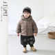 儿童冬季 冬装 加厚羽绒服套装 男童白鸭绒保暖连帽外套男女宝宝韩版