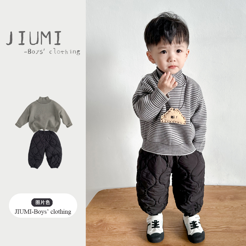 JIUMI原创儿童针织打底衫棉裤