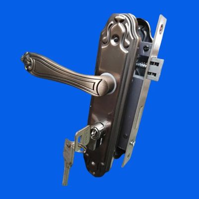 5030铝合金门锁窄体门锁铝塑钢门锁锁体平开门锁90小门锁执手门锁