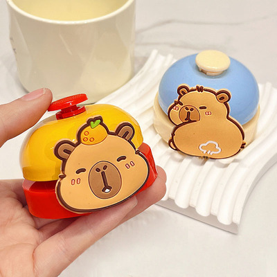 铃铛手按抢答铃饭店前台上菜铃