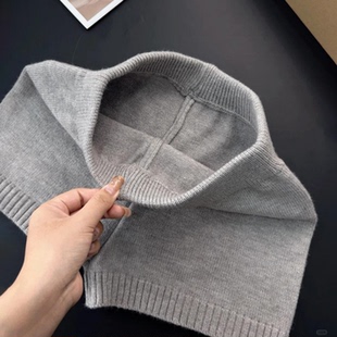 秋冬灰色针织短裤女季配靴子辣妹外穿包臀打底毛线毛衣裤包臀靴裤