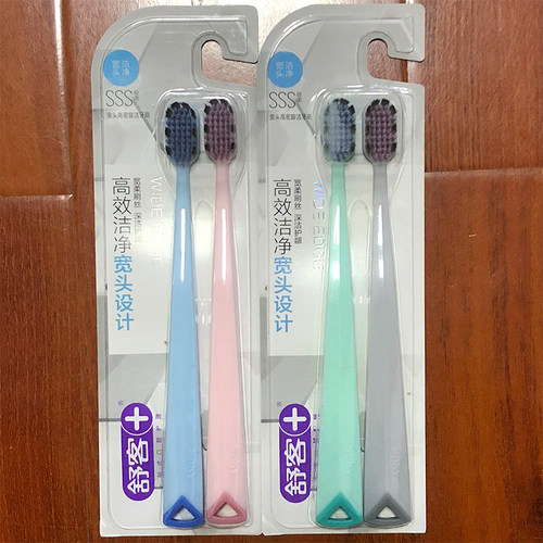 舒客宽头高密旋洁牙刷