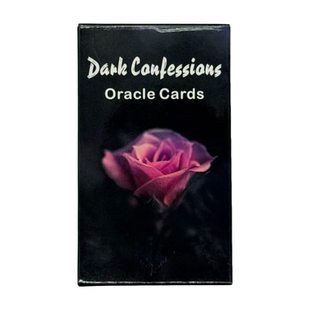黑暗自白讯息卡 dark confessions 50张  英文神谕卡