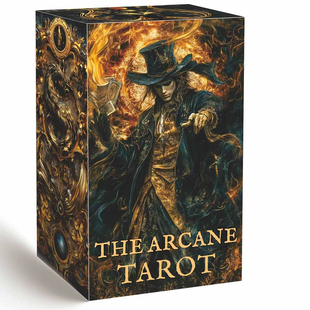 12×7cm英文卡牌游戏 Tarot天地盖 原创奥术魔术师塔牌The Arcane
