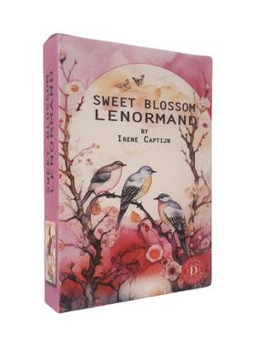 甜蜜花朵利诺曼Sweet Blossom Lenormand 桌游 英文 卡牌游戏