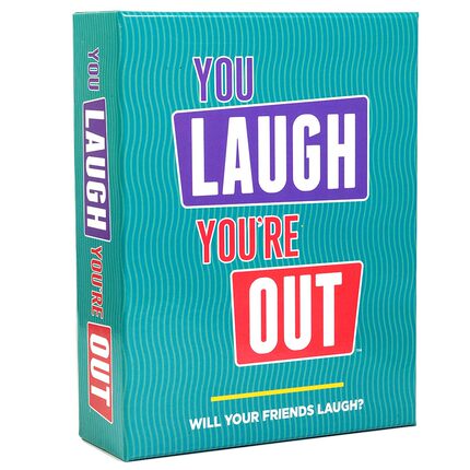 You Laugh You're Out 你笑你出去英文家庭聚会亲子桌游卡牌游戏