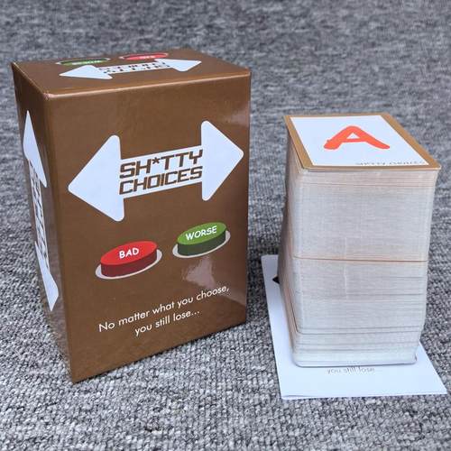 卑鄙的选择 Shitty Choices  Card Game聚会纸牌游戏英文桌游卡牌