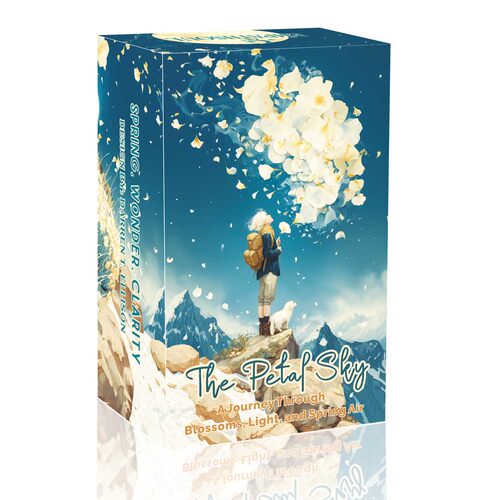 原创天真塔牌The Petal Sky Tarot天地盖12×7cm78张英文卡牌游戏