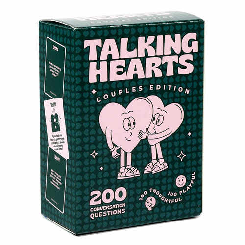 用心交谈游戏 Talking Hearts 情侣对话游戏 英文卡牌游戏