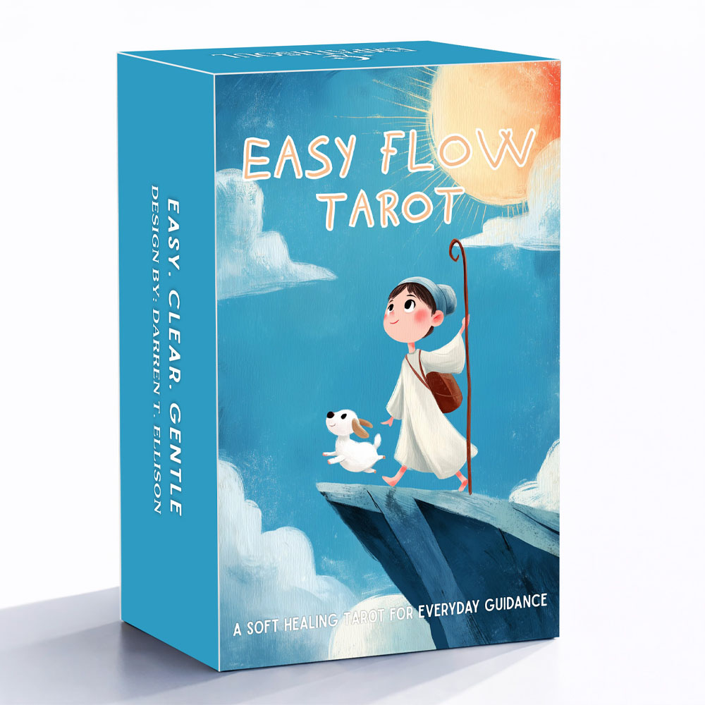 小孩的世界塔牌Easy Flow Tarot 天地盖12X7CM英文卡罗牌卡牌游戏