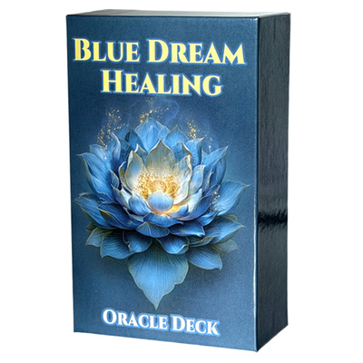 原创蓝梦疗愈神谕Blue Dream Healing Oracle天地盖12×7英文卡牌