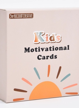 English Kids Motivational Cards 儿童鼓励卡60张高品质白卡纸