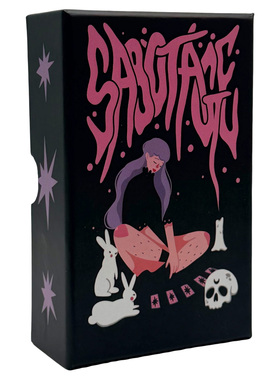 破坏者塔牌Sabotage tarot 天地盖12X7CM 78张卡罗牌英文卡牌游戏