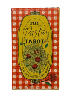 意大利面塔牌 Pasta Tarot 英文卡罗牌 桌游卡牌78张 10X6CM左右