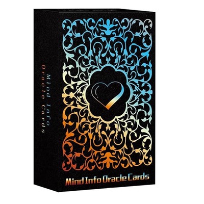 心灵信息神谕Mind Info Oracle天地盖12X7CM 直觉指引卡 英文卡牌