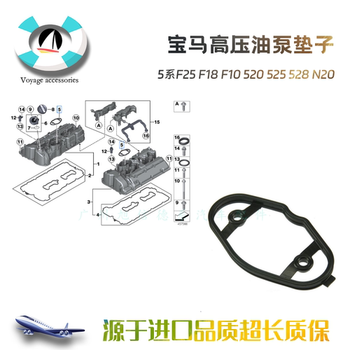 5系N20发动机高压油泵垫密封垫