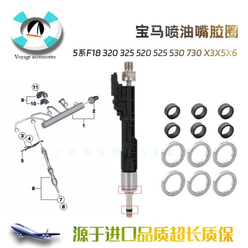 5系F18320325喷油嘴胶圈垫片