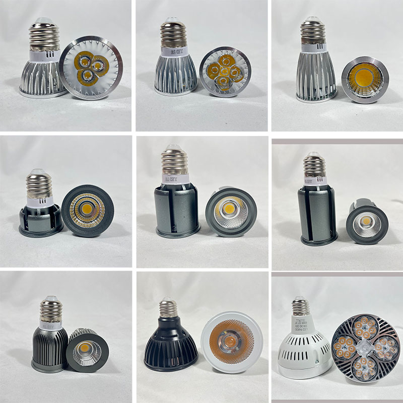 220V射灯灯泡E27螺口COB灯杯筒灯