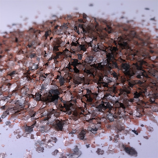 外墙彩贝石片 超薄染色岩片仿大理石墙面批刮喷涂 黄金麻色片500g