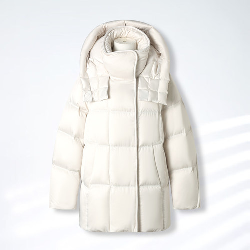 【 米公子】【白雪公主】充绒266g起，桑贡缎鹅绒服PX2502S1972