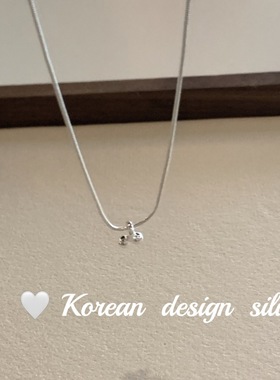 S925纯银小樱桃项链简约气质高级感轻奢小众锁骨链女2025新款爆款