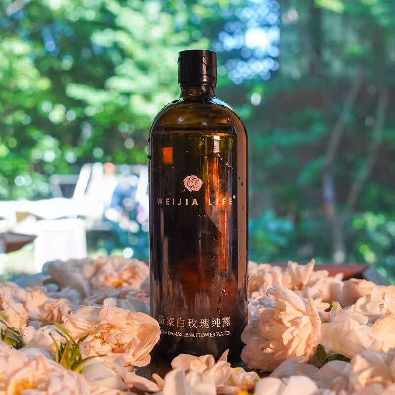 薇家白玫瑰纯露补水保湿爽肤水化妆水嫩肤提亮滋润肌肤200ml花水