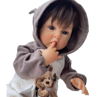 直播重生娃娃仿真男孩婴儿模型软胶硅胶儿童过家家玩具陪睡洋娃娃