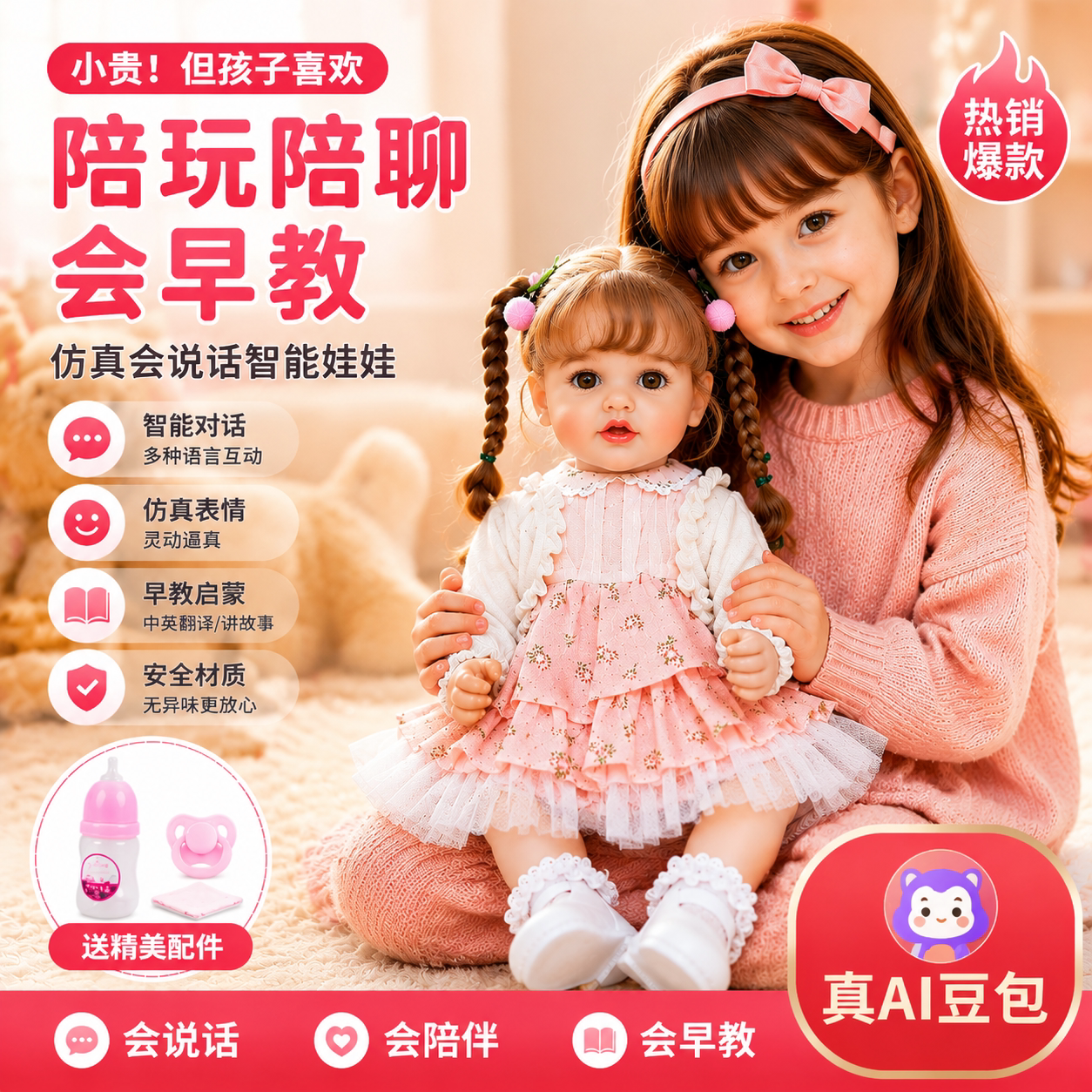 AI智能娃娃先进科技玩具